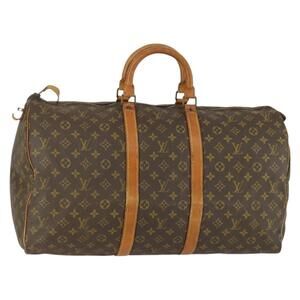 LOUIS VUITTON Monogram Keepall 55 Boston Bag Vintage M41424 LV Auth gh1602